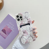 Card Holder Marble Pretty Pattern Phone Case For iPhone 12 11 XS Series