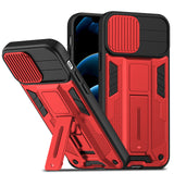 Slide Lens Armor Shockproof Invisible Bracket Back Case For iPhone 13 12 11 13 Pro Max