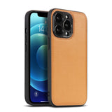 Solid Color PU Leather Camera Protection Case for iPhone 13 12 11 Series