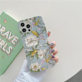 Card Holder Marble Pretty Pattern Phone Case For iPhone 12 11 XS Series