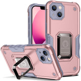 Armor Ring Holder Non Slip Bumper Magnetic Kickstand Shockproof Case For iPhone 13 12 11 series