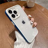 Shockproof Bumper Acrylic Silicone Clear Case For iPhone 13 12 11 Series