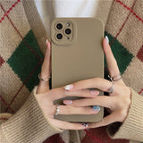 Camera Protector Candy Color Soft Matte Case For iPhone 13 12 11 Series