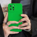 Camera Protector Candy Color Soft Matte Case For iPhone 13 12 11 Series
