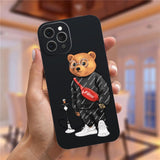 Cool Bear Case For iPhone 14 13 12 series