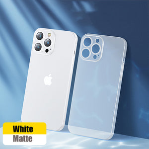 Ultra Thin Matte Translucent Shockproof Case For iPhone 13 12 11 Pro Max Mini