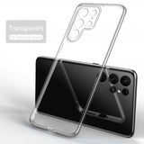 Luxury Plating Bumper TPU Soft Case For Samsung Galaxy S23 Ultra Plus
