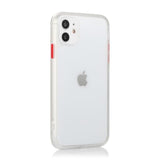 Luxury Square Transparent Shockproof Matte Case on For iPhone 11 Series