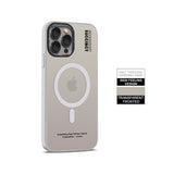 Magnetic TPU Frame Frosted Case For iPhone 14 13 12 series