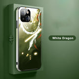 HD Tempered Glass Dragon Case for iPhone 14 series