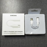 Earphone Cable USB C to 3.5mm AUX Headphones Adapter For Samsung Smartphone