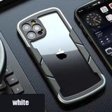 Anti drop Silicone Transparent Protective Phone Case for iPhone 12 11 XS Series