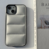 3D Fabric Cross Hard Case For iPhone 15 14 13 12 series