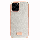 Luxury Business Lychee Pattern Leather Case For iphone 13 Series