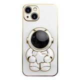 3D Astronaut Folding Stand Case for iPhone 13 12 11 Pro Max