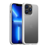Carbon Fiber Border Matte Transparent Airbag Shockproof Cover for iPhone 13 Series