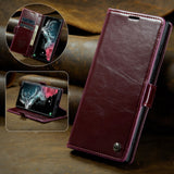 Shockproof Magnetic Leather Wallet Card Slot Case for Samsung Galaxy S23 S22 Ultra