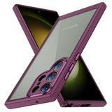 Shockproof Armor Transparent Case With Full Protect Camera Lens For Samsung Galaxy S23 Ultra Plus