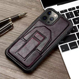 PU Leather Card Pocket Stand Holder Protect Camera Shockproof Case for iPhone 13 12 11 Pro Max