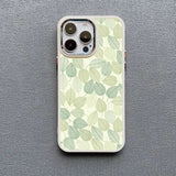 Various Flowers Leaves Shockproof Soft Case For iPhone 15 14 13 12 series