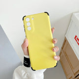 Shockproof Armor Bumper Soft Cover Luxury Case For Samsung Galaxy S21 Series