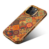 Vintage Electroplated European Style Flower Full Cover Silicone Case For iphone 14 13 12 series