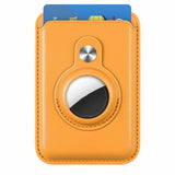 MagSafe Card Holder Magnetic Card Holder Leather AirTag Case For iPhone 14 13 12 series