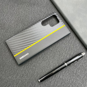 Carbon Fiber Pattern Case For Samsung Galaxy S22 Ultra Plus