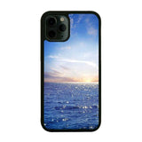 2021 Blue Sea Featured Silicone PC+TPU Phone Case For iPhone 12 11 X Series