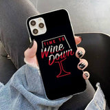 Coffee Wine Cup Printed Ultra-thin Soft Silicone Case for iPhone 12 11 Series