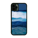 2021 Blue Sea Featured Silicone PC+TPU Phone Case For iPhone 12 11 X Series