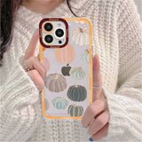 Pumpkin Fall Leaf Case for iPhone 14 13 12 series