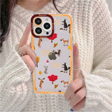 Pumpkin Fall Leaf Case for iPhone 14 13 12 series