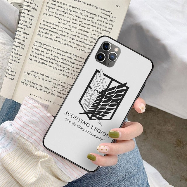Anime Japanese Attack on Titan Phone Case For iphone 12 11 Series – Bestie Phone Anime Japanese Attack on Titan Phone Case For iphone 12 11 Series – Bestie Phone