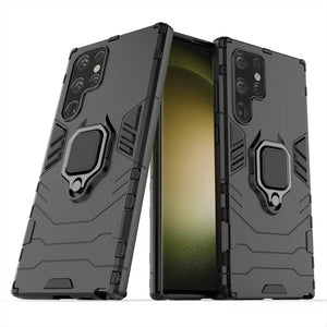 Magnetic Holder Ring Armor Shockproof Case For Samsung Galaxy S24 series
