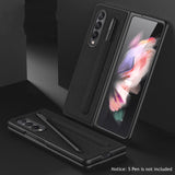 Full Protection Leather Case With S Pen Slot For Samsung Galaxy Z Fold 3 5G