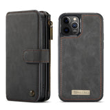 Magnetic Wallet Card Holder Leather Phone Case for iPhone 13 12 11 Series