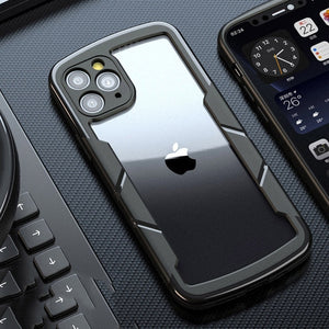 Luxury Hybrid Rugged Dual Layer Armor Transparent Case For iPhone 13 12 Series