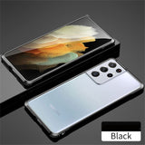 Luminous Metal Frame Shockproof Case for Samsung S21 Series