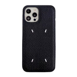 Luxury Embroidery Card Package Leather Phone Case For iPhone 13 12 11 Series