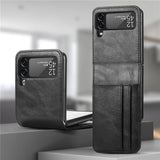 Wallet Card Slot Holder Luxury PU Leather Case For Samsung Galaxy Z Flip 3