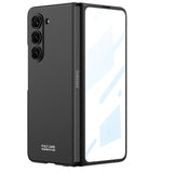 Ultra Thin Hard PC Matte Shockproof Case With Front Glass Film For Samsung Galaxy Z Fold 5