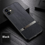 Wood Pattern Shock Shockproof Silicone Case For iPhone 13 12 11 Series
