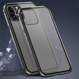 Cooling Metal Frame Bumper Transparent Protective Case for iPhone 12 Pro Max