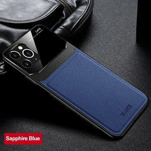 Slim Leather Business Shockproof Case For iPhone 15 14 13 12 series