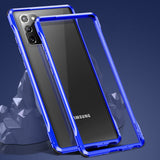 Bumper Metal Aluminum Frame Cover Airbag Shockproof Case for Samsung Galaxy Note20 Ultra