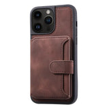 Luxury Leather Card Pocket Wallet Shockproof Case for iPhone 15 14 13 12 series