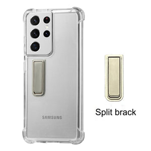 Shockproof Clear Bracket Case For Samsung Galaxy S21 Series
