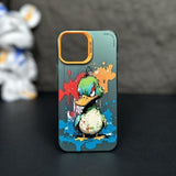 Graffiti Painted Cartoon Animal Soft Silicone Case for iPhone 14 13 12 series