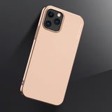 Matte PC Minimalist Thin Hard Back Cover Case For iPhone 12 Series